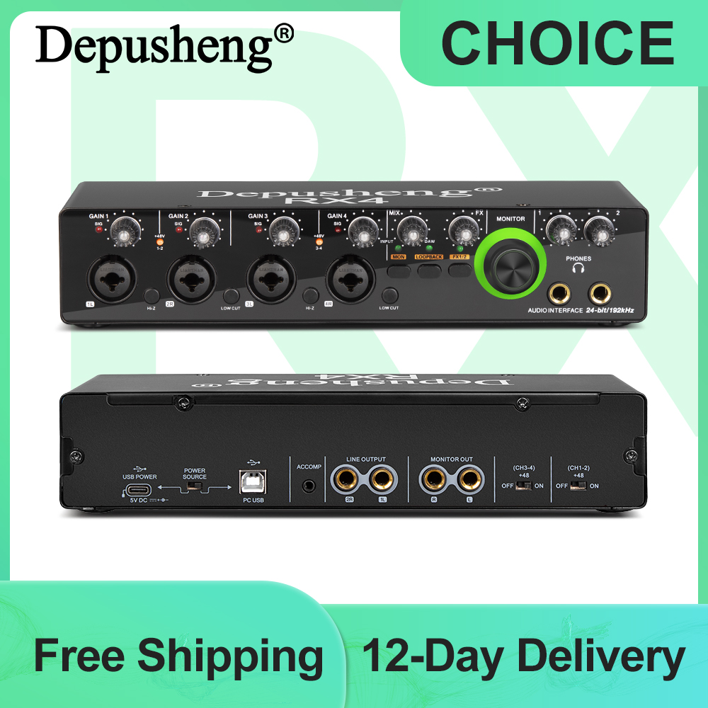 Audio Music Converter - Depusheng Interface Audio RX4 carte son