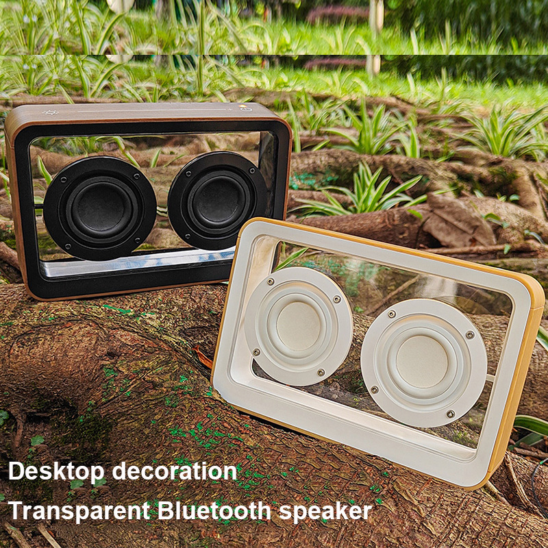 Amazon Music Audio Quality - Haut-parleur Bluetooth Transparent créatif avec double