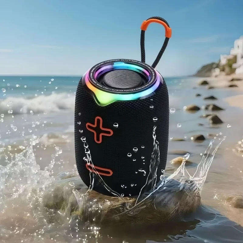 Amazon Music Audio Quality - Mini haut-parleur Portable étanche, Boombox Bluetooth