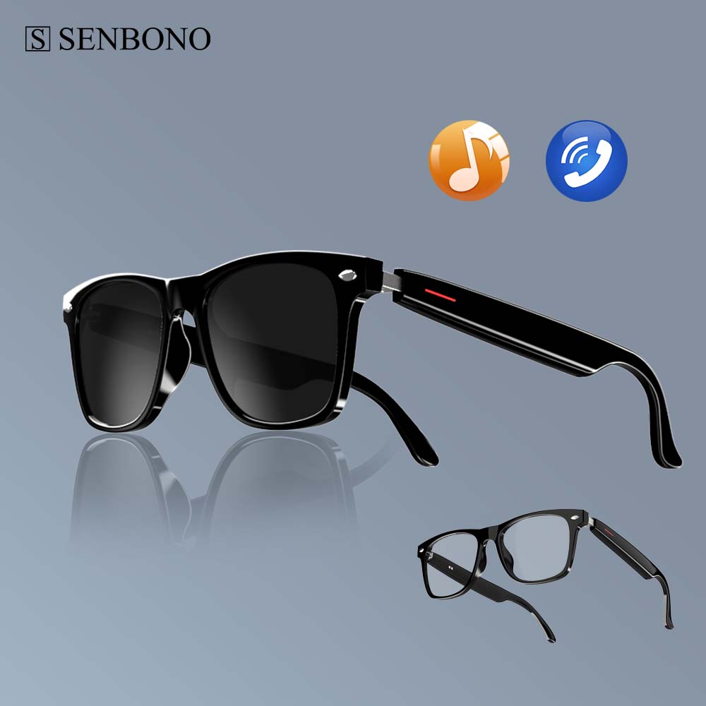 Audio Music Light - SENBONO E13 lunettes intelligentes: lentilles de