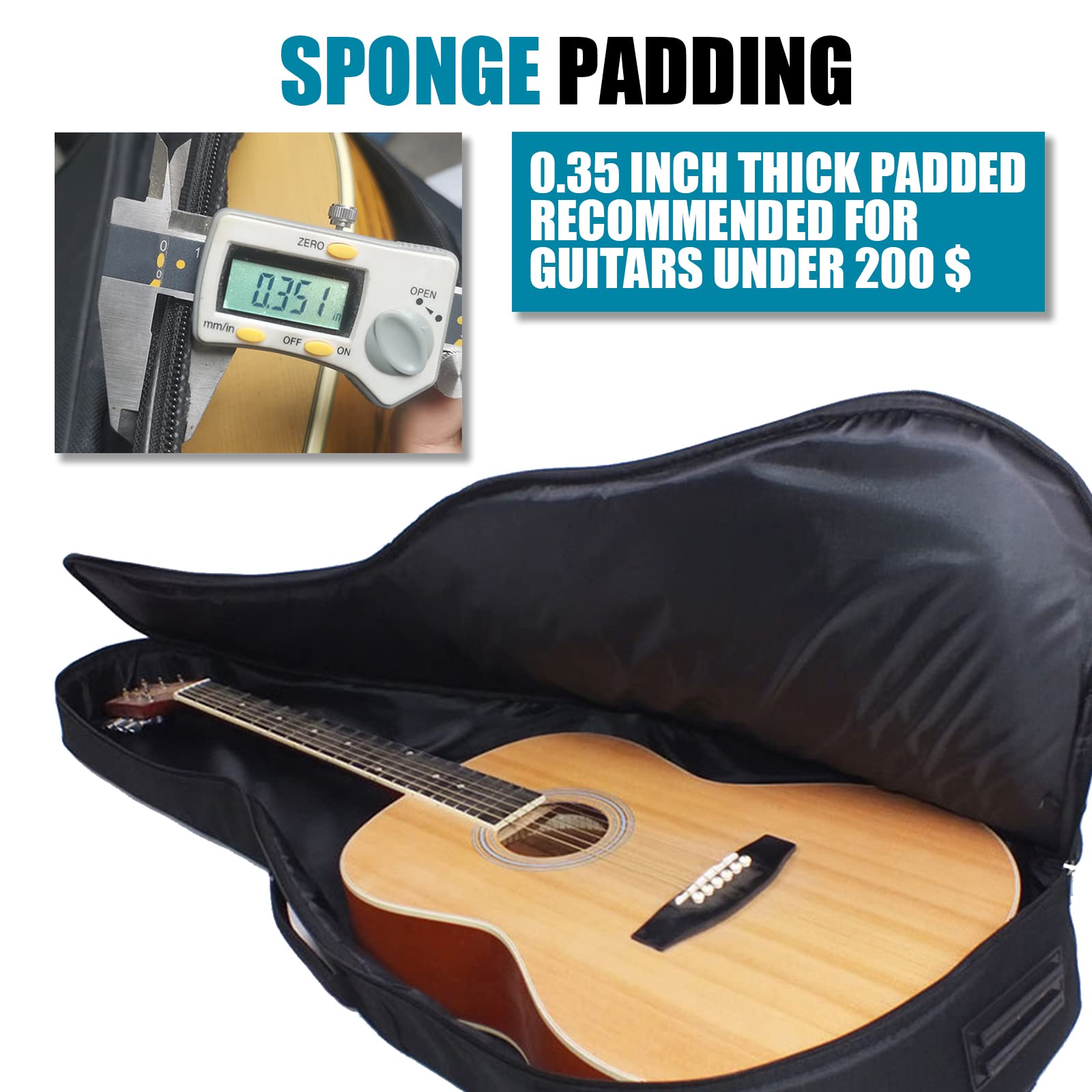 Acoustique Guitare Gig Sac 41  - Case Guitar Gig Bag avis et prix