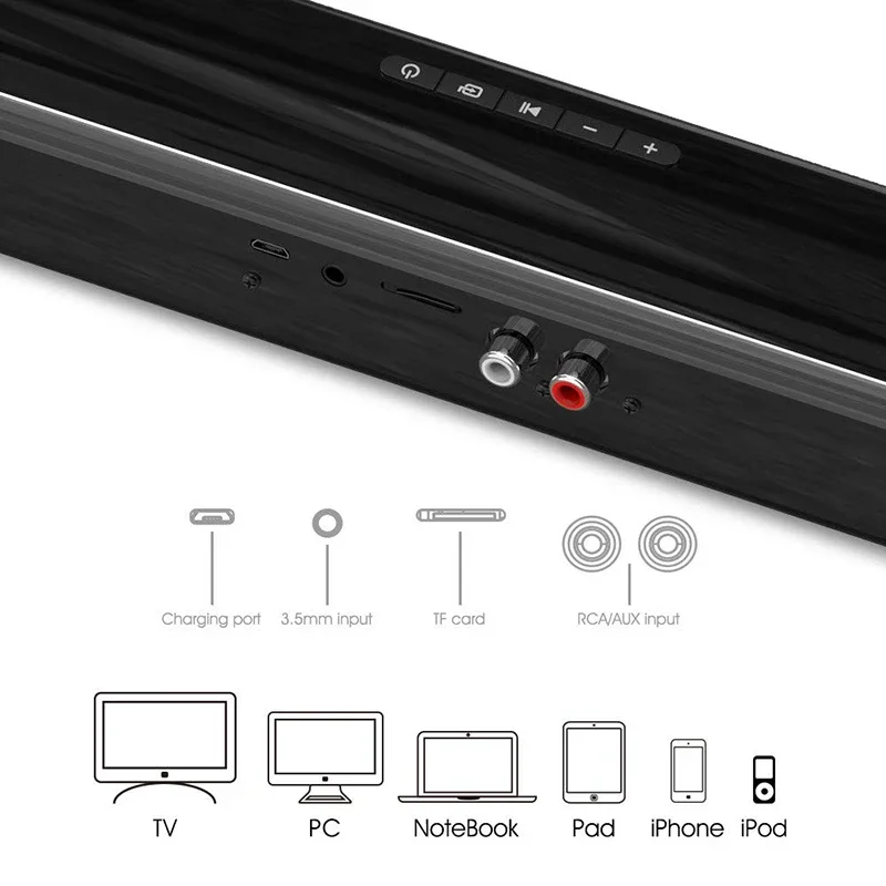 Barre de son Bluetooth sans fi - Audio Music Visualizer Free avis et prix