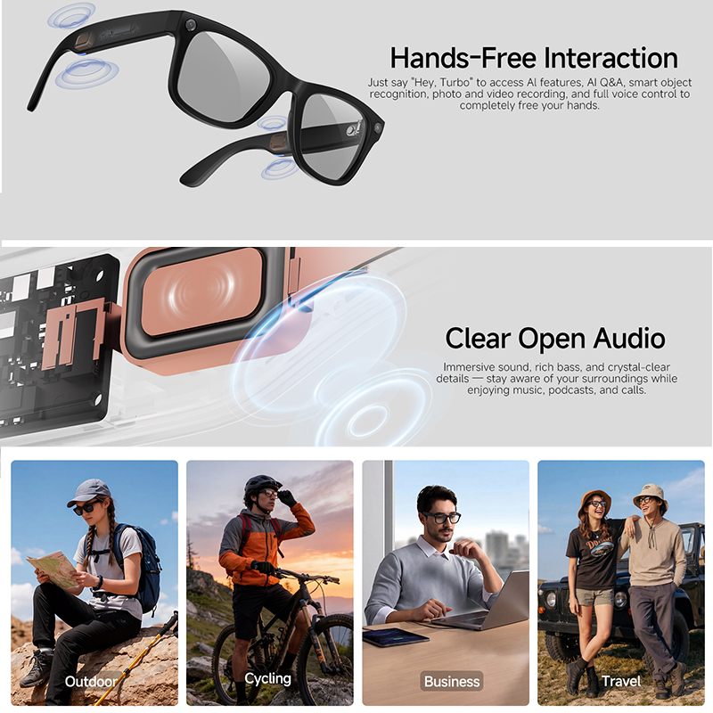 Lunettes Intelligentes avec Ca - Audio Music Recognition avis et prix