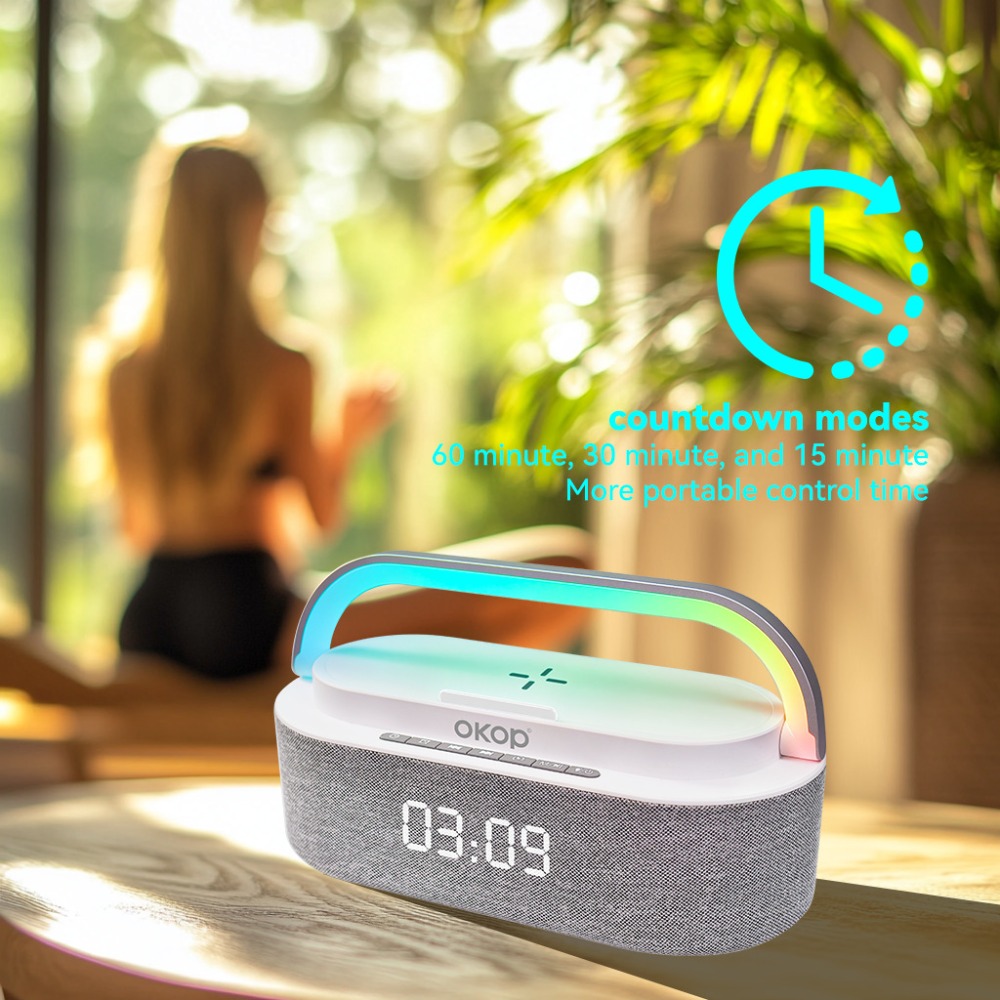 Haut-parleurs Bluetooth OKOP,  - Audio Music Visualizer Free avis et prix