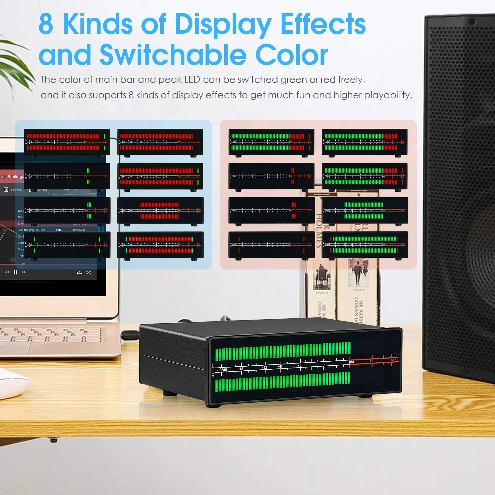 Douk Audio double canal LED so - Audio Music Visualizer Free avis et prix