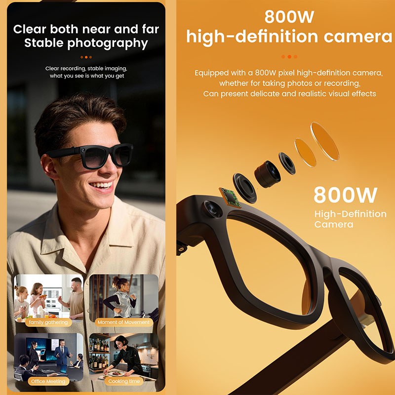 Lunettes Intelligentes IA avec - Audio Music Recognition avis et prix